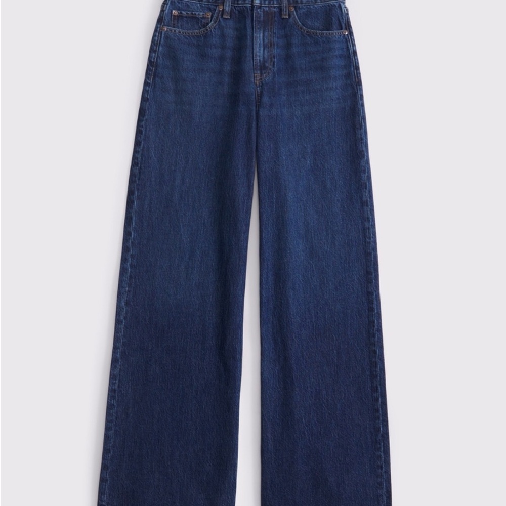 Abercrombie High Rise Wide Leg Jeans - Size 26 / 2R